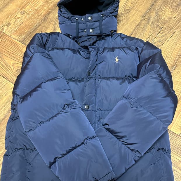 (상태 좋음) 폴로 랄프로렌 정품 네이비 패딩 점퍼 XL
