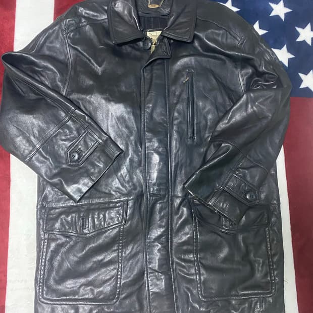 진도 양가죽 브독레더자켓