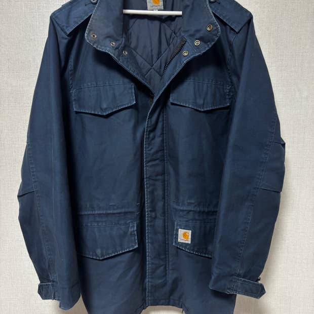 칼하트 WIP 힉맨 코트 네이비 (Hickman Coat)