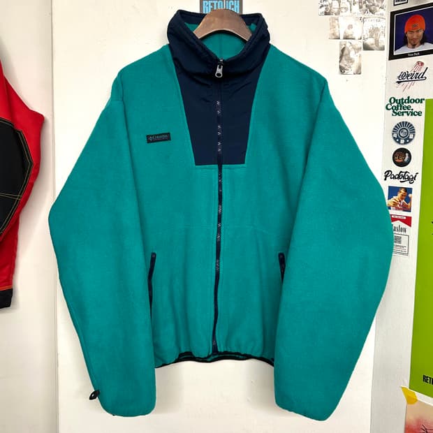 90‘s 콜롬비아 플리스 집업