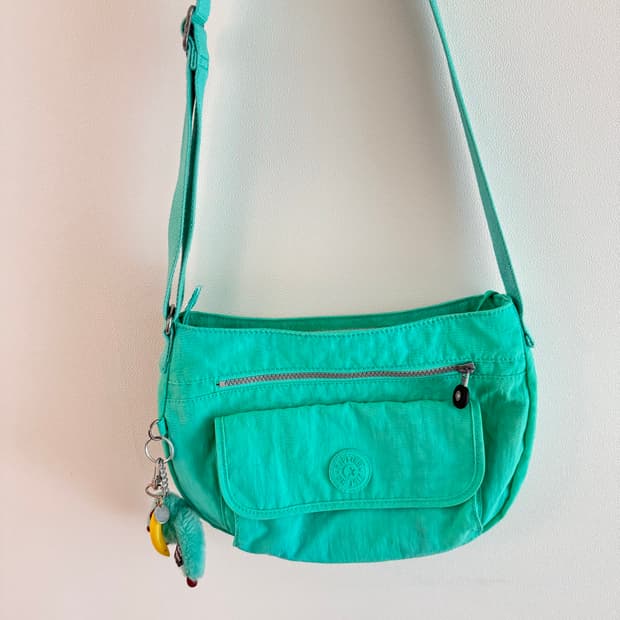 키플링 빈티지 민트 크로스백 민트코어