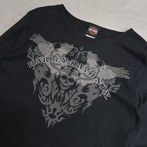 Harley Davidson y2k Skull T-Shirts