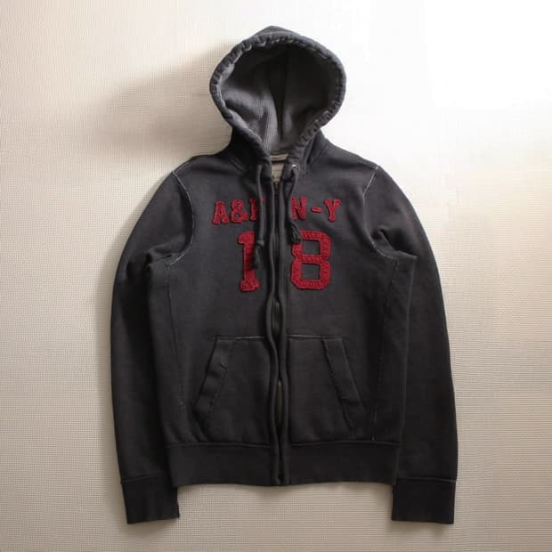Abercrombie 아베크롬비 기모 후드집업