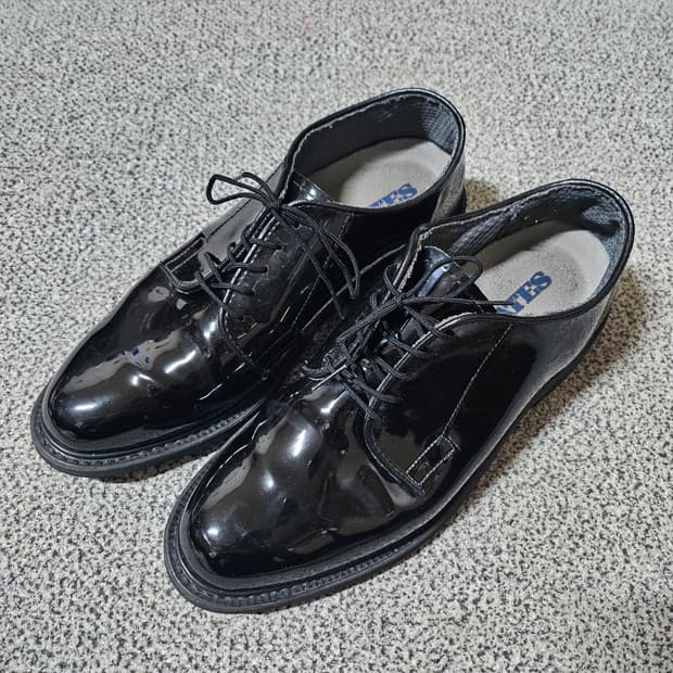 [265/8.5e] 베이츠 Bates 옥스포드 서비스 슈즈. 미 해군