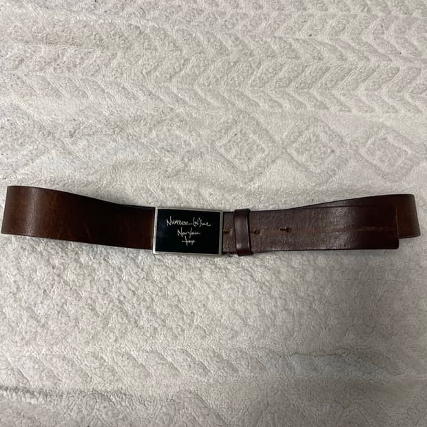 넘버나인(Number (n)ine) 가죽 벨트