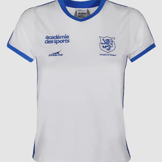 배드블러드 ADS 빈티지 브이넥 숏슬리브 슬림핏 화이트 S