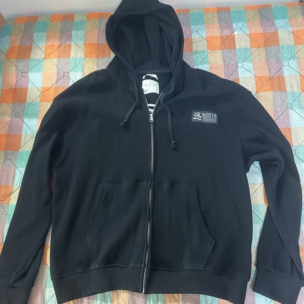 ETCE PROTOTYPE WAFFLE HOOD ZIP UP 블랙 L