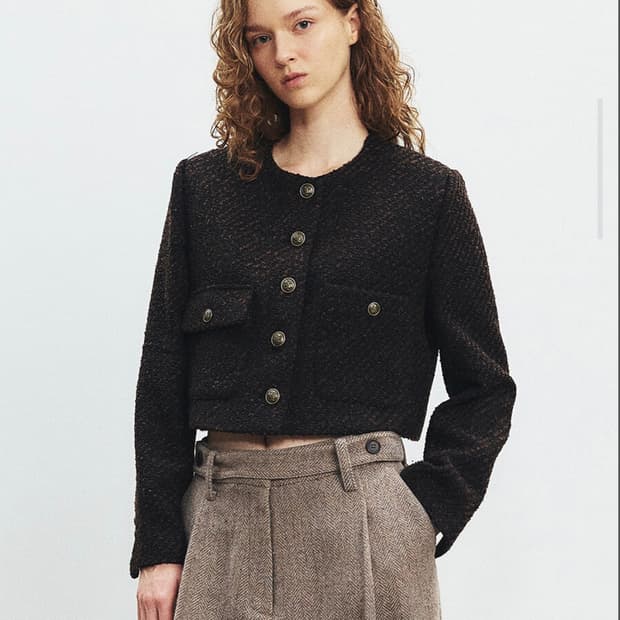 조이그라이슨 트위드자켓