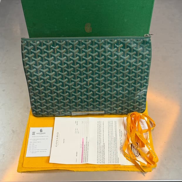 [리오브전포점] 고야드 스페셜 그린 세나 MGM 클러치