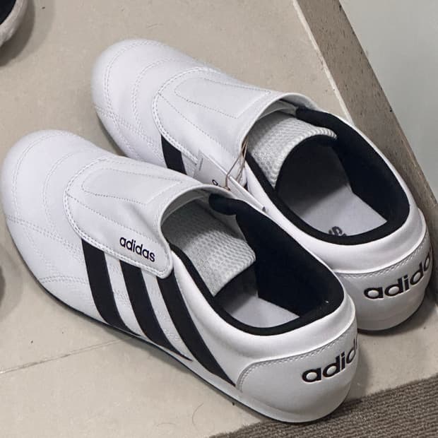 아디다스 태권 화이트 240