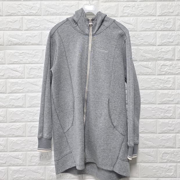 택포_ 질스튜어트 회색 롱 후드 집업 M