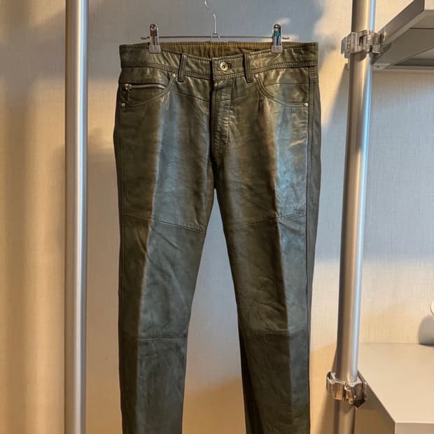 디젤 레더 팬츠 29