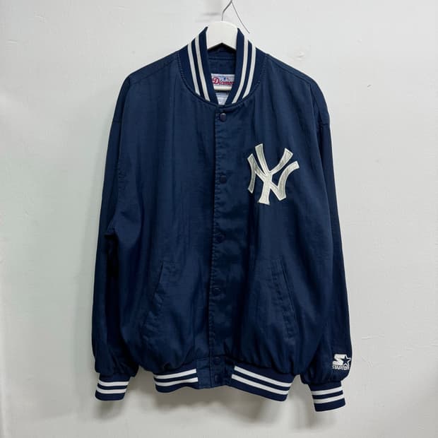 스타터 뉴욕양키스 바시티 봄버 자켓 L