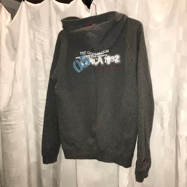 Fubu 후부 그레이 기모 후드집업