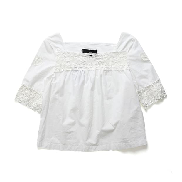 tricot COMME des GARCONS Lace Blouse