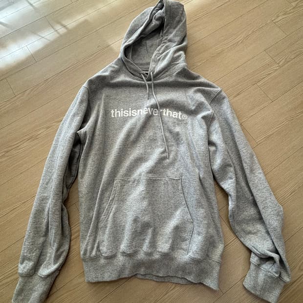 디스이즈네버댓 후드티 그레이