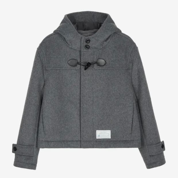 로씨로씨 크롭 울 더플 코트