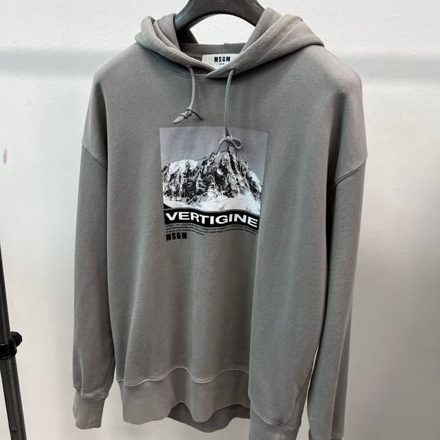 105) MSGM 프린트 후드티