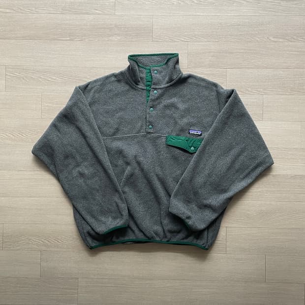 파타고니아 신칠라 그레이 그린 rare patagonia 빈티지