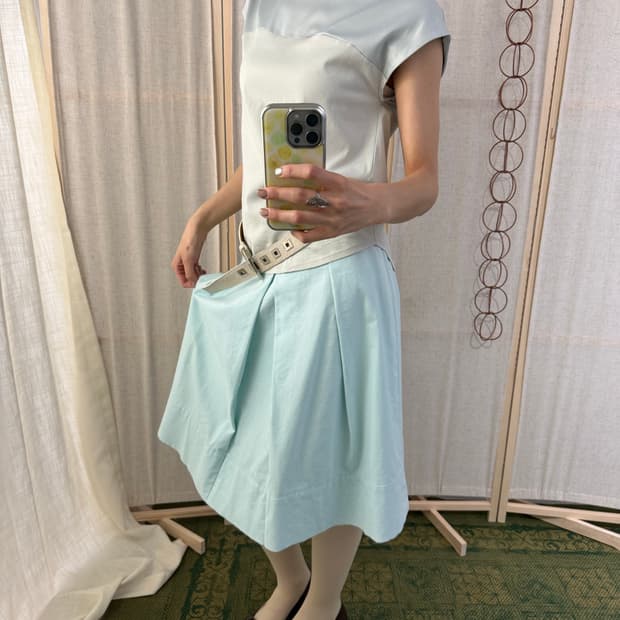 Courreges A라인 스커트