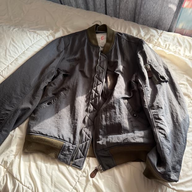 블랙아웃 ma-1 그레이