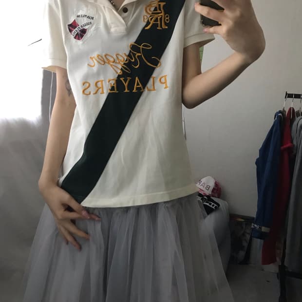빈폴 반팔럭비티셔츠