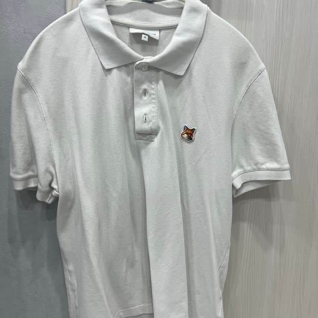 메종키츠네 반팔 카라티셔츠