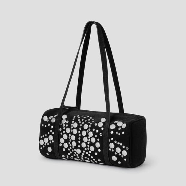 F/ 기마구아스 Sofia 소피아 스터드 백 스웨이드 블랙