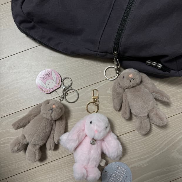 노블래빗 샤샤 토끼 인형 키링 (새상품)