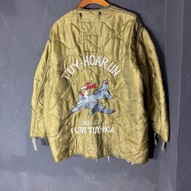 빈티지 m65 스누피 밀리터리 라이너 (L) old_8380