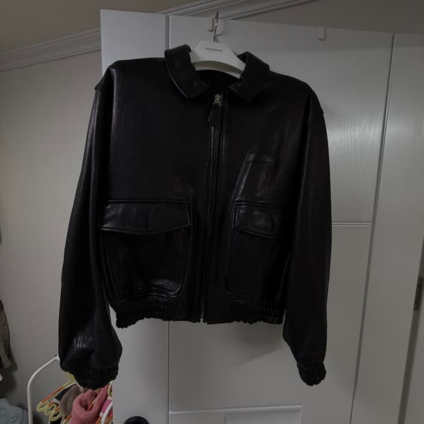 A-2 Leather Jacket (블랙)