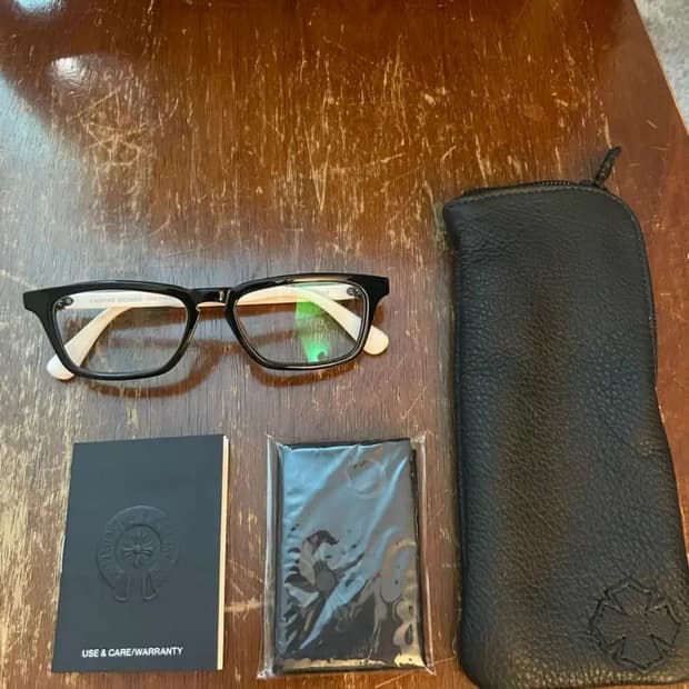 크롬하츠안경 micropoke 블랙 새상품