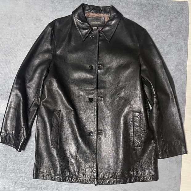 바나나리퍼블릭 레더 카코트