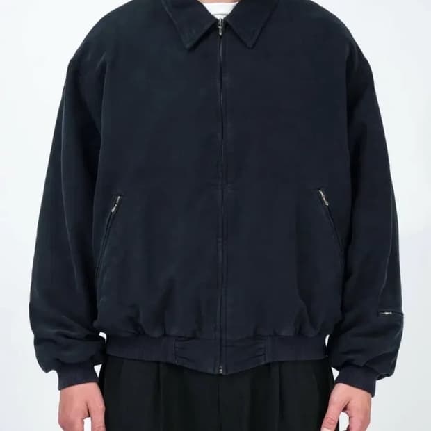 26ss 아프레쎄 실크 몰스킨 자켓 블랙 2사이즈