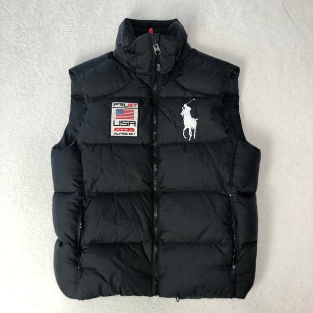 폴로랄프로렌 빅포니 성조기 패딩조끼 