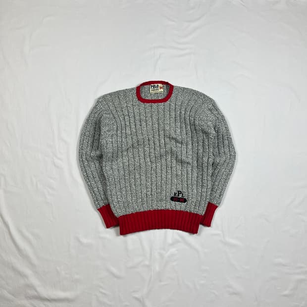 90‘s 91년도 폴로랄프로렌 rpl 로고 니트 스웨터