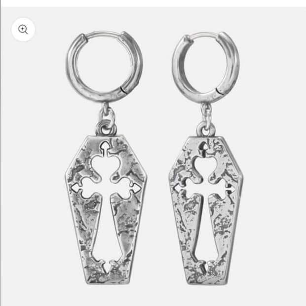 punkyouth cross earring