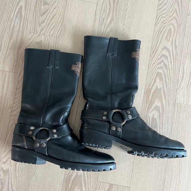 (데드스탁)할리데이비슨 바이커 부츠 260