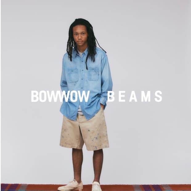 Bowwow dusty army shorts 바우와우 빔즈 콜라보