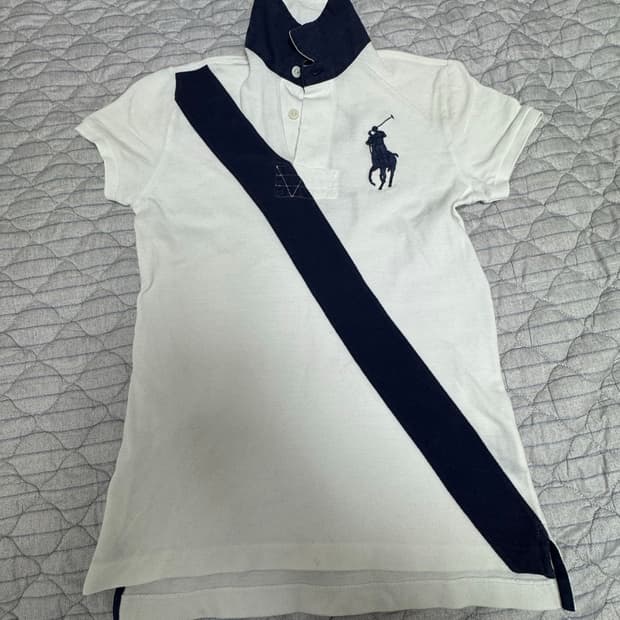 폴로 랄프로렌 사선 카라티