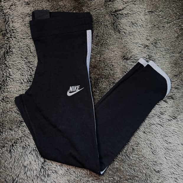NIKE 여성 아카이브 파이프드 레깅스 블랙