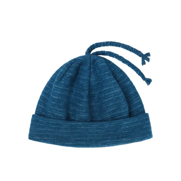 코이세이오 비니 테일 BRAIDED FLEECE BEANIE TEAL