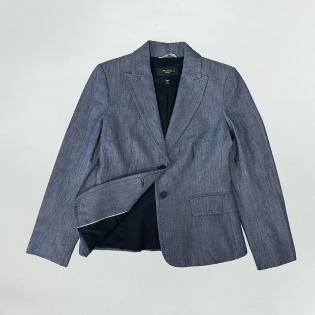 막스마라 데님 블레이져 자켓
