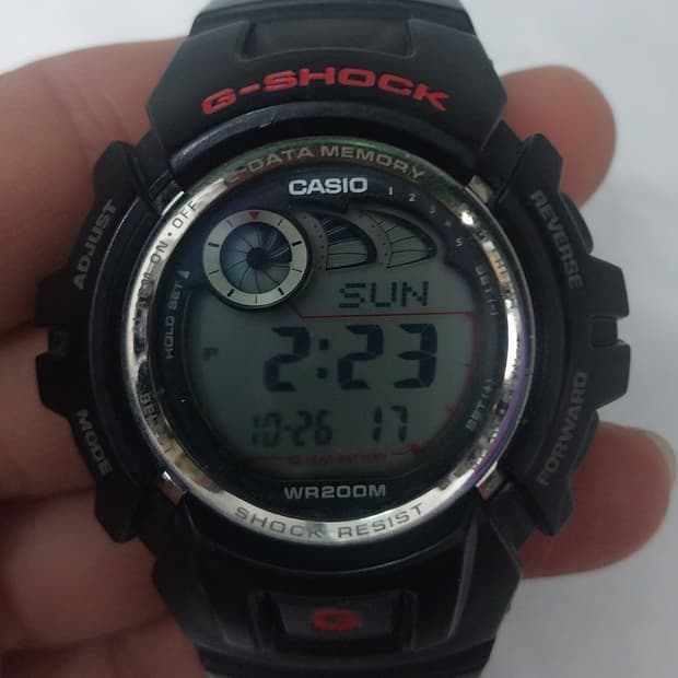 카시오 지샥 G-2900 데이터 메모리