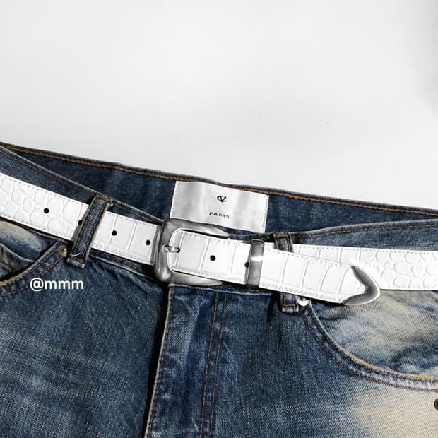 [Unisex] 크로커 웨스턴 가죽 벨트