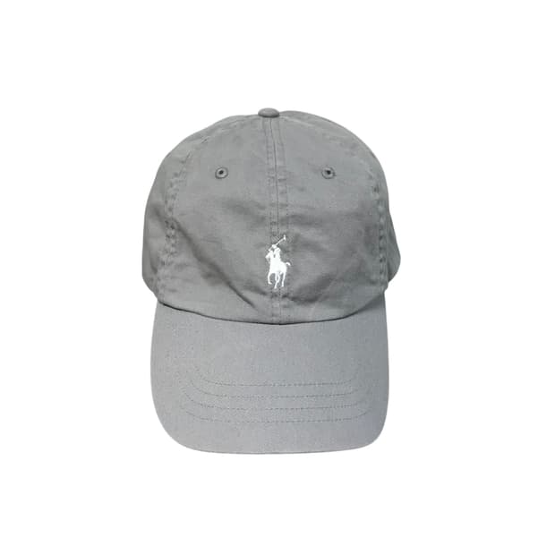 폴로 회색 볼캡모자