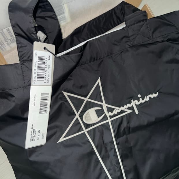 릭오웬스 챔피온 토트백 새상품