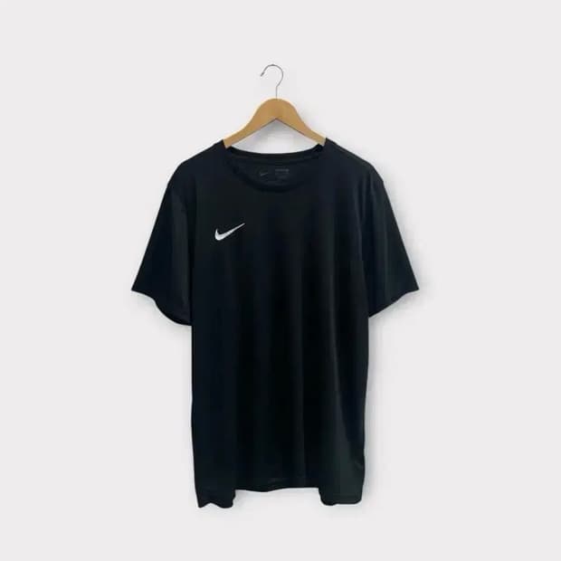 나이키 스우시 기능성 블랙 티셔츠 2XL