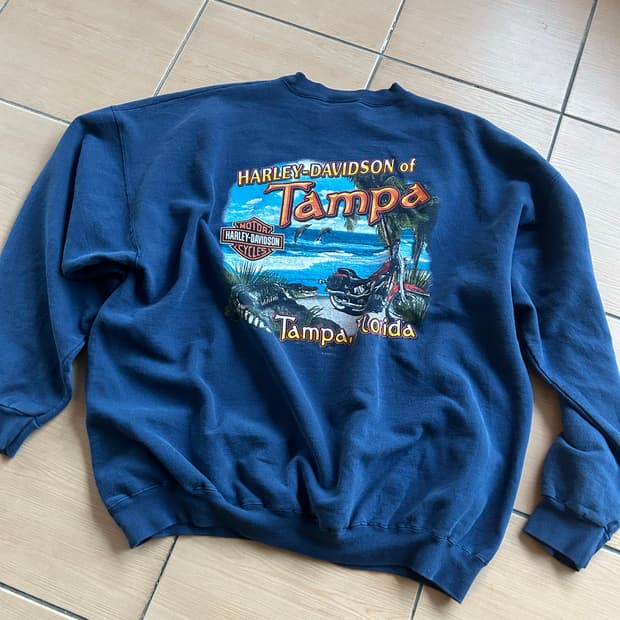 빈티지 할리데이비슨 스웻셔츠 XXL