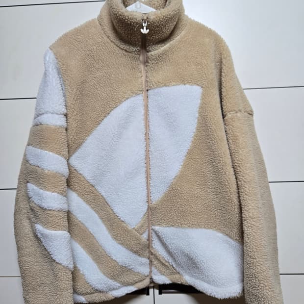 아디다스 남성용 오리지널 쉐르파 트랙자켓